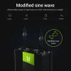 Pingemuundur roheline Cell INV10 2000 W, 12 V alalisvool 230 V vahelduvvooluks, tüüp C väljund, 50 Hz, must