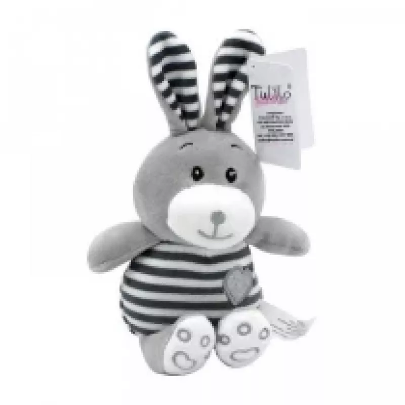 Pehme mänguasi TULILO Striped Cuddles Rabbit 26 cm pehme jänesemänguasi