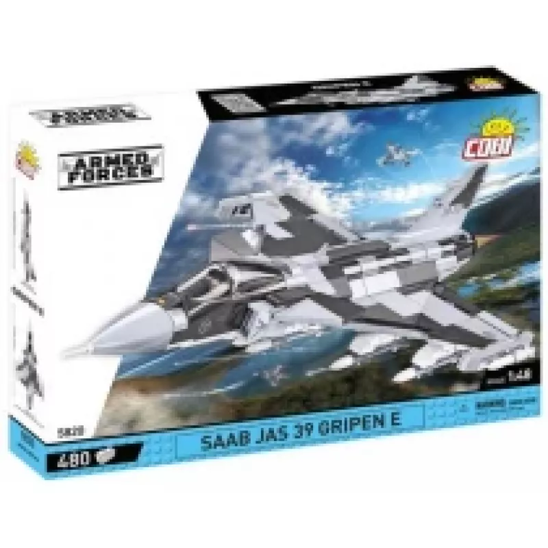 Bricks Armed Forces SAAB Jas 39 Gripen E 480 klotsi