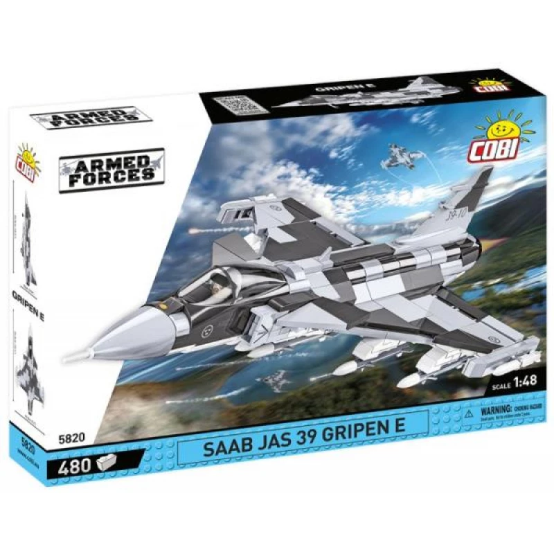 Bricks Armed Forces SAAB Jas 39 Gripen E 480 klotsi