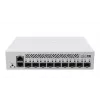 Hallatav L3 võrgukommutaator MikroTik CRS310-1G-5S-4S+IN — 1U, 1x Gigabit, 5x SFP, 4x SFP+, 10G, DC/PoE 18–57V, 20W max