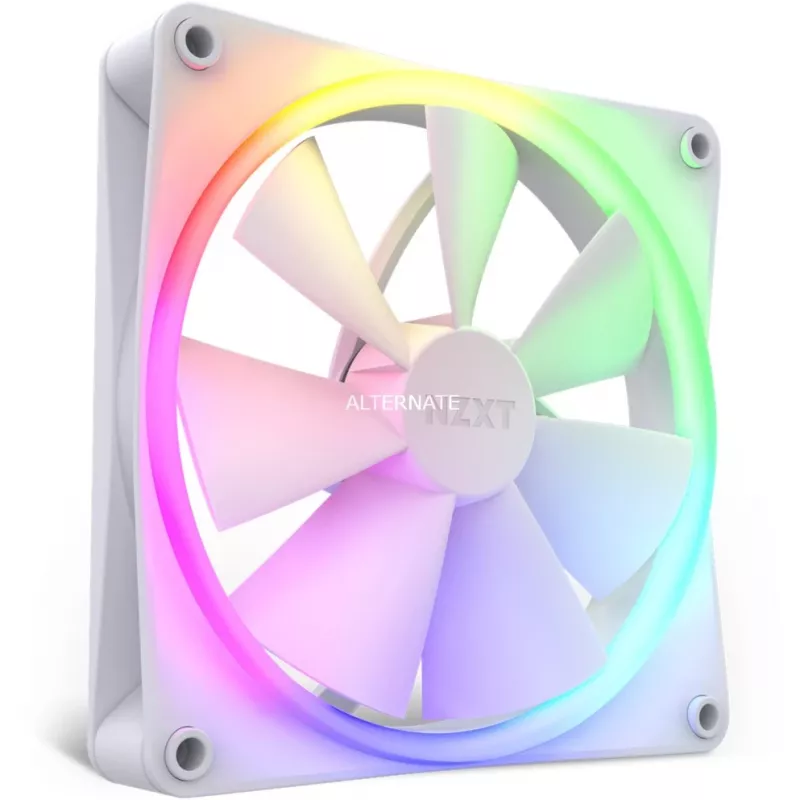 NZXT F140 RGB 140mm valge üksikventilaator
