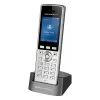 Grandstream Networks WP822 IP-telefon must, hõbedane 2 liini LCD Wi-Fi