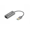 USB jaotur NATEC Cricket USB 3.2 Gen 1 Type-A RJ-45 Ethernetiga 1000 Mbit/s, alumiiniumkorpus, must