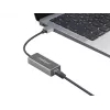 USB jaotur NATEC Cricket USB 3.2 Gen 1 Type-A RJ-45 Ethernetiga 1000 Mbit/s, alumiiniumkorpus, must