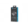 USB jaotur NATEC Cricket USB 3.2 Gen 1 Type-A RJ-45 Ethernetiga 1000 Mbit/s, alumiiniumkorpus, must
