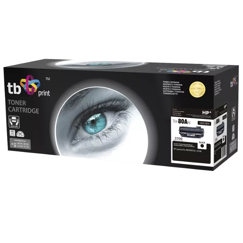Toner TB ühilduv HP CF280A, Bk,2 700s,100% uus