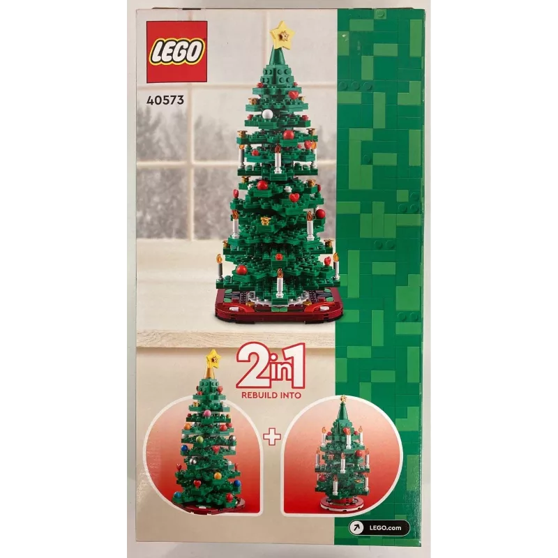 LEGO jõulupuu komplekt 40573 – hooajaline väljapanekumudel, dekoratiivne miniehitis