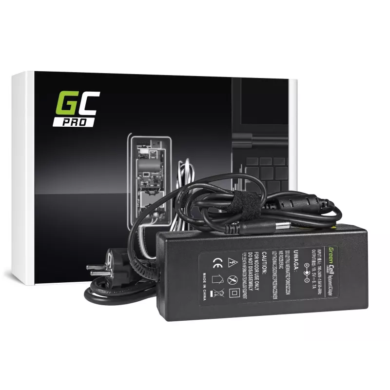 Toiteadapter roheline Cell AD35P 130 W vahelduvvoolust alalisvooluks 19,5 V 6,7 A sülearvutitele, sisetingimustesse, must