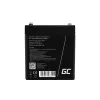 UPS aku roheline Cell AGM44 — 12 V 4,5 Ah pliiaku (VRLA), 101×70×90 mm, 1,35 kg, must