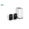 Eufy Security S300 EufyCam 3C 2-kaamera komplekt – välisjulgestuskaamera, juhtmevaba, 4K kaamera, laiendatav kohalik salvestusmaht kuni 16TB, näotuvastus AI