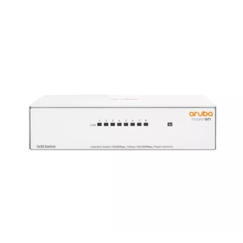 Haldamatu lüliti Aruba Instant On 1430 8G L2 Gigabit Ethernet 8 porti