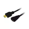 LogiLink CH0057 HDMI-kaabli pikendus Must 4K UHD 3m HDMI-a pistik T