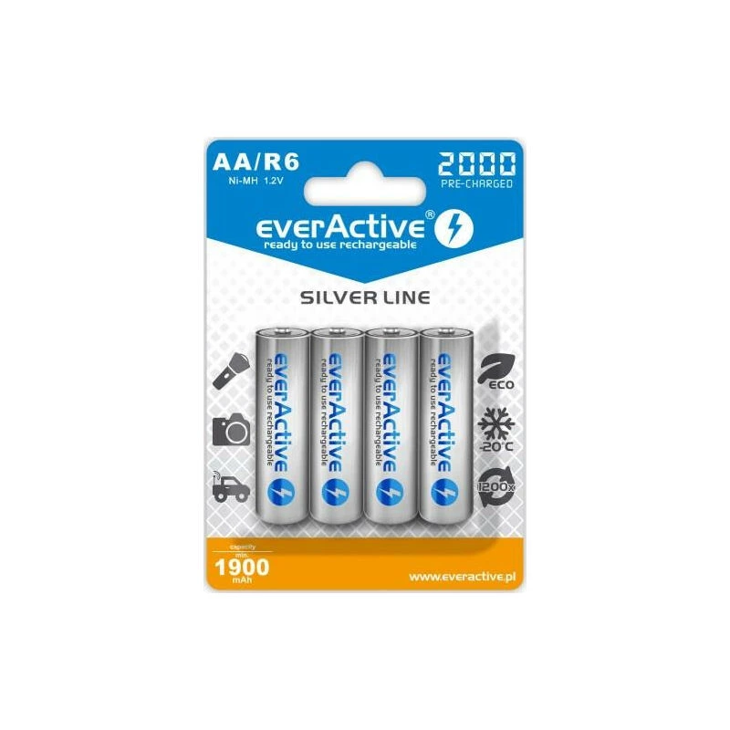 Everactive EVHRL6-2000 kodupatarei Laetav patarei AA Nikkel-metallhüdriid (NiMH)