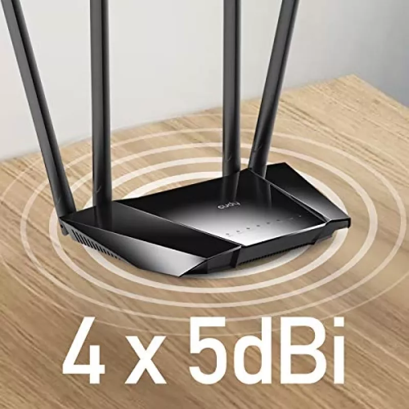 Cudy LT400 traadita ruuter Fast Ethernet ühe ribaga (2,4 GHz) 4G must