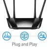 Cudy LT400 traadita ruuter Fast Ethernet ühe ribaga (2,4 GHz) 4G must