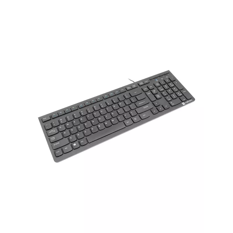 Natec Discus 2 - klaviatuur - QWERTY - USA - must