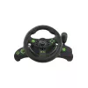 Esperanza EGW102 Mängukontrolleri rool arvutile, PlayStation 3-le, digitaalne USB, must, roheline