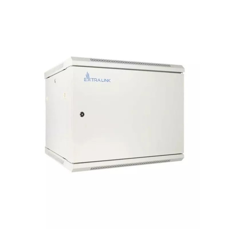 Extralink Rackmount cabinet 12U 600x450 ASP Gray wall mounted, metal door