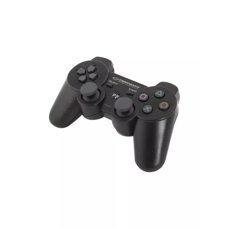 Esperanza EGG109K mängukontroller must Bluetooth-juhtkang Analoog PlayStation 3