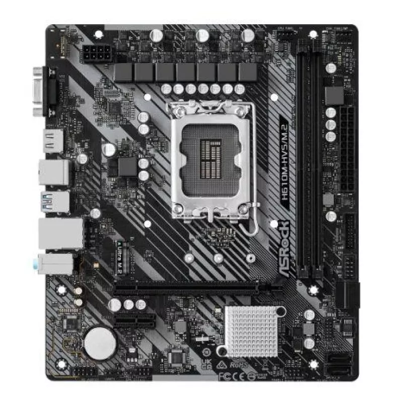ASRock H610M-HVS/M.2 R2.0 DDR4 LGA1700 Micro-ATX emaplaat