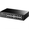 Võrgulüliti Cudy GS1016 — 16 pordiga Gigabit Ethernet (10/100/1000), 32 Gbit/s lülitus, riiulisse paigaldatav, toiteallikaga vahelduvvoolust