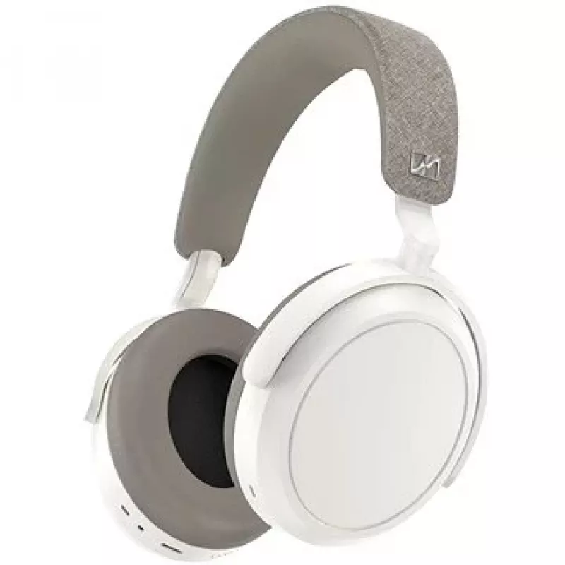 Kõrvaklapid Sennheiser Momentum 4 Wireless — Bluetooth 5.2, 60 h, ANC, kinnise tüüpi, 3.5 mm, valged
