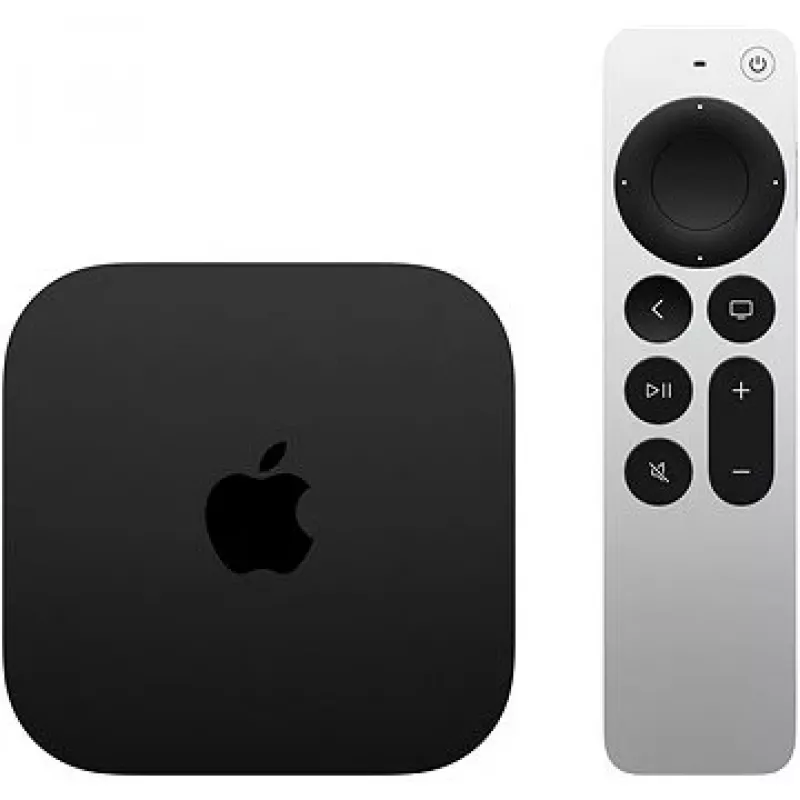 Apple TV 4K Must, Hõbedane 4K Ultra HD 128 GB Wi-Fi Ethernet LAN