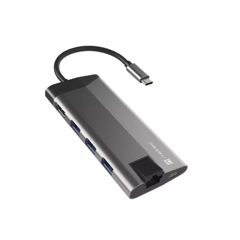 NATEC Fowler Plus USB USB-C Must Hall MicroSD SD Jaotur