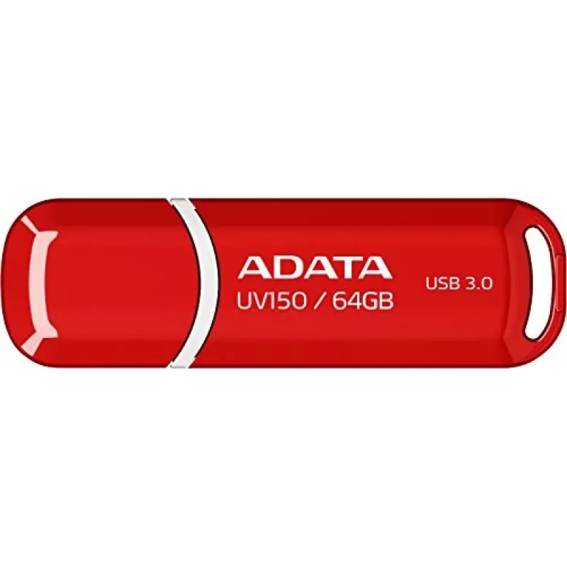 USB-mälupulk ADATA DashDrive UV150 64 GB, USB Type-A 3.2 Gen 1, punane, korgi disain