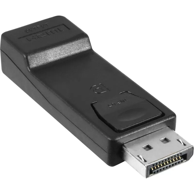 Wentronic Goobay DisplayPort-HDMI-adapter 1.1, HDMI standardpesa (tüüp A) - HDMI standardpesa (tüüp A) > DisplayPort-pistik (51719)
