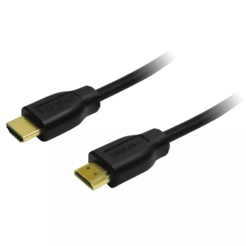 LogiLink CH0053 HDMI-kaabel Must 10m 4K UHD HDMI-a Pistik HDMI-a Pistiku külge
