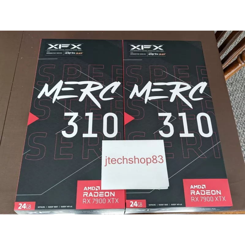 Graafikakaart XFX Radeon RX 7900 XTX 24 GB GDDR6, PCIe 4.0, 384-bit, 355 W, 3x ventilaatorid