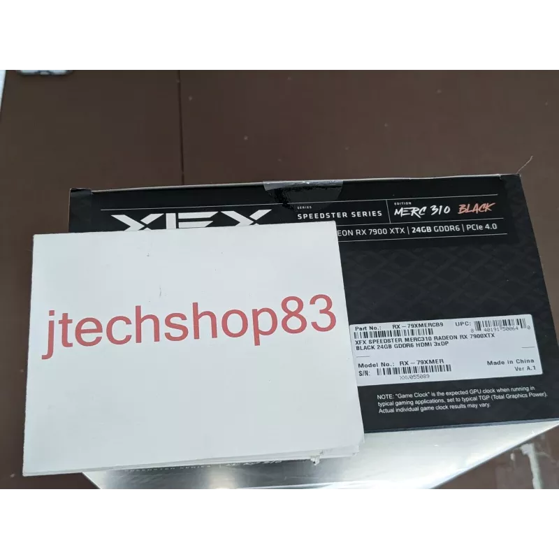 Graafikakaart XFX Radeon RX 7900 XTX 24 GB GDDR6, PCIe 4.0, 384-bit, 355 W, 3x ventilaatorid