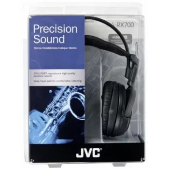 JVC HA-RX700 kõrvaklapid, juhtmega, peavõruga, mustad