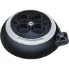 Comfort-Line Mini-kaablirull CL-S 4-suunaline (must/valge, 3 meetrit)