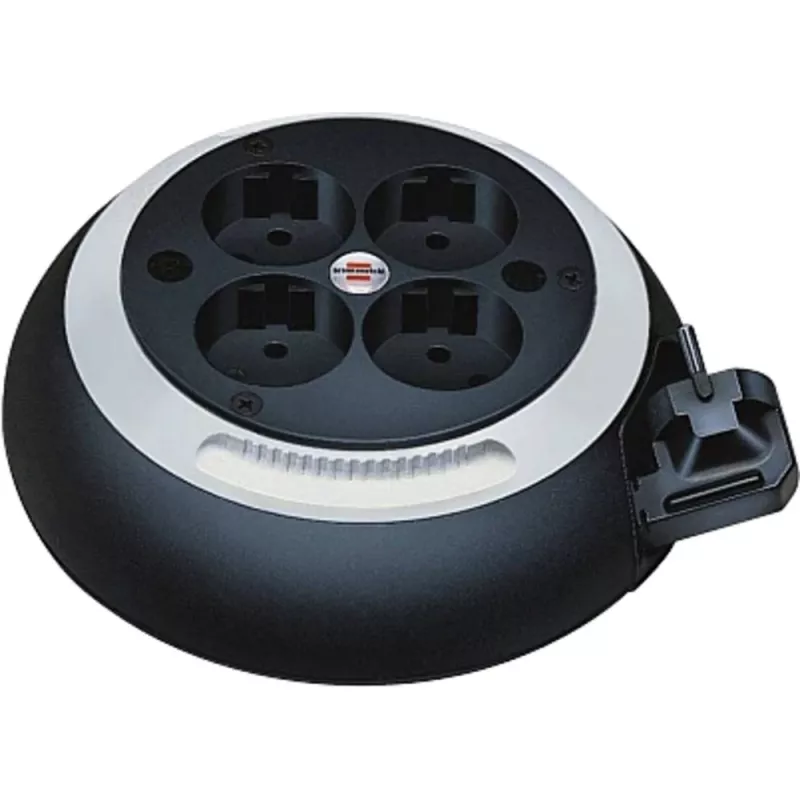 Comfort-Line Mini-kaablirull CL-S 4-suunaline (must/valge, 3 meetrit)