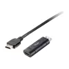 Equip DisplayPort-HDMI-adapter, 0,2 m, DisplayPort, HDMI, isane, emane, 1920 x 1080 pikslit
