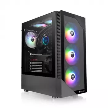 Arvuti korpus Thermaltake View 200 TG ARGB Midi Tower must