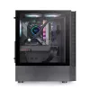 Arvuti korpus Thermaltake View 200 TG ARGB Midi Tower must