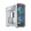Arvuti korpus Fractal Design Torrent White — toetab ATX, EATX, microATX, ITX; 2x180 mm esiventilaatorit; 2,5-tollised/3,5-tollised pesad
