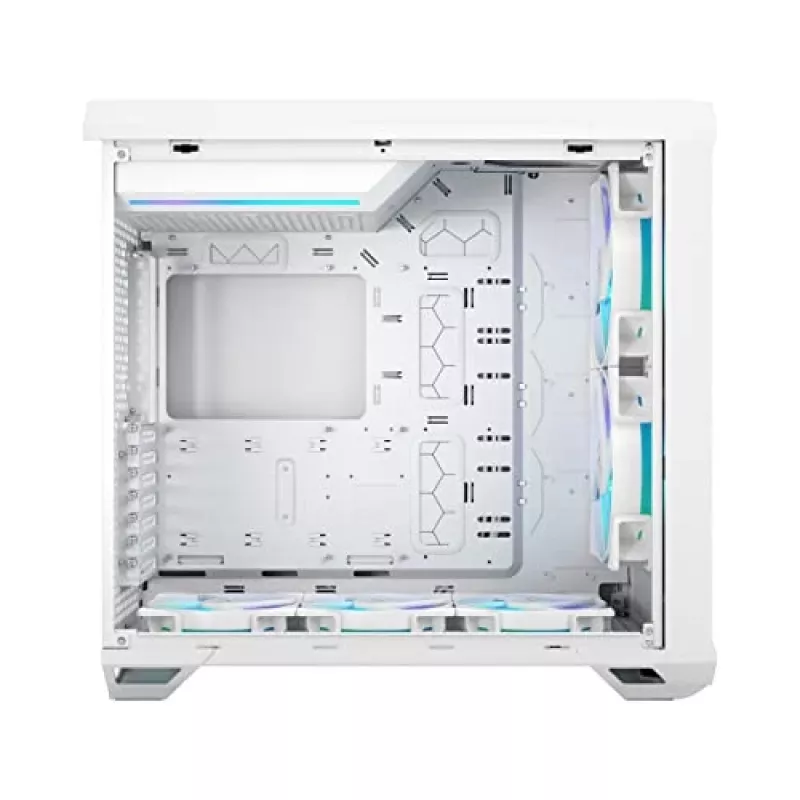 Arvuti korpus Fractal Design Torrent White — toetab ATX, EATX, microATX, ITX; 2x180 mm esiventilaatorit; 2,5-tollised/3,5-tollised pesad