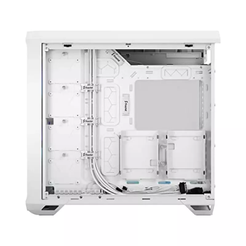 Arvuti korpus Fractal Design Torrent White — toetab ATX, EATX, microATX, ITX; 2x180 mm esiventilaatorit; 2,5-tollised/3,5-tollised pesad