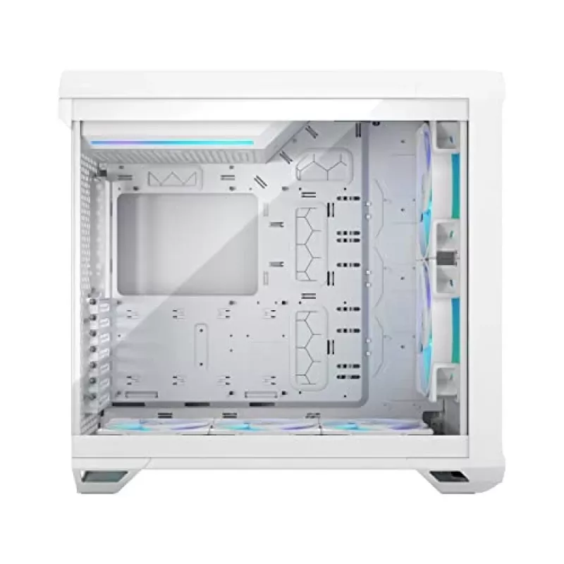 Arvuti korpus Fractal Design Torrent White — toetab ATX, EATX, microATX, ITX; 2x180 mm esiventilaatorit; 2,5-tollised/3,5-tollised pesad