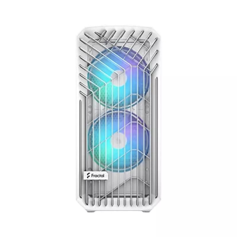 Arvuti korpus Fractal Design Torrent White — toetab ATX, EATX, microATX, ITX; 2x180 mm esiventilaatorit; 2,5-tollised/3,5-tollised pesad