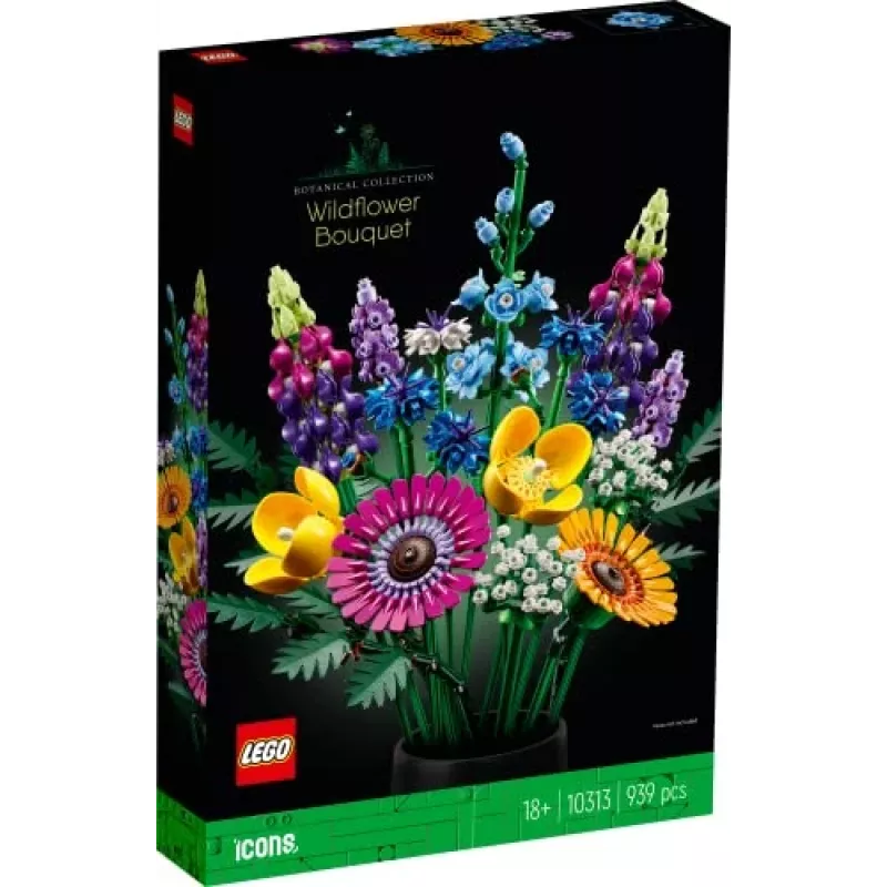 LEGO Icons Metslillede Kimp Komplekt 10313, Mitmevärviline