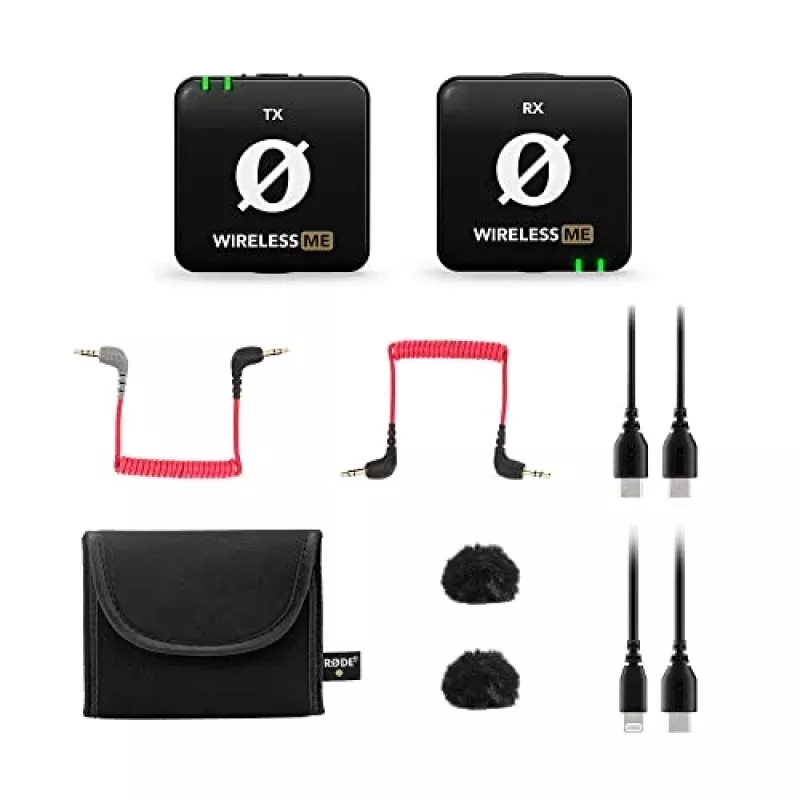 WIME RODE WIRELESS ME Kahekanaliline juhtmevaba mikrofonisüsteem vlogijatele ja taskuhäälingu tegijatele