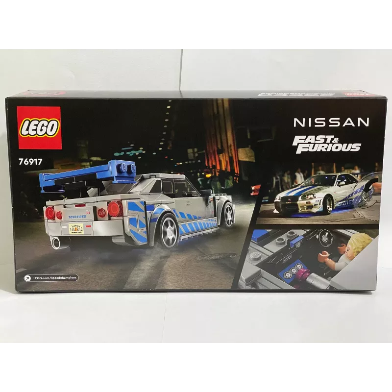 LEGO 76917 Speed Champions 2 Fast 2 Furious Nissan Skyline GT-R (R34) mänguauto