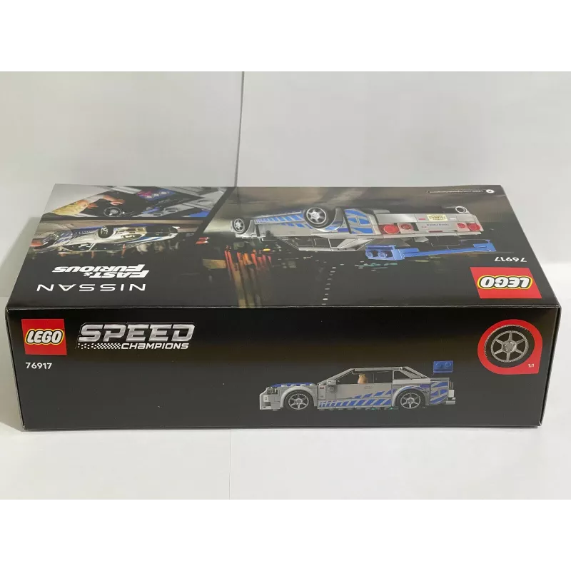 LEGO 76917 Speed Champions 2 Fast 2 Furious Nissan Skyline GT-R (R34) mänguauto