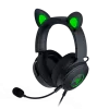 Razer Kraken V2 Pro Kitty Edition, juhtmega, üle kõrva, must, mängupeakomplekt